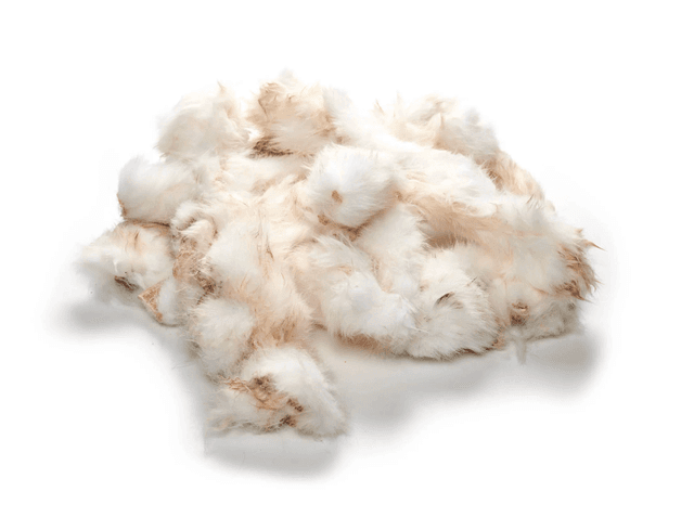 Bandes de peau avec poils 100g